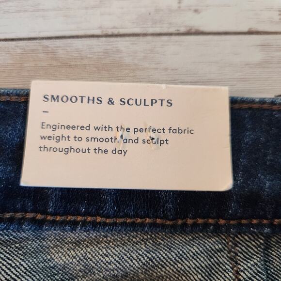 Universal Thread Adaptive Mid Rise Bootcut Jeans in Dk Blue Wash Size 12 NWT - Picture 4 of 12